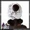 CX-C-111B Wholesale Custom Knitted Winter Rex Rabbit Fur Pom Pom Hat