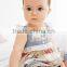 Wholesale new design floral stripe 2 piece outfit Baby girls photo without cloth of baby clothes set