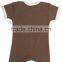 Organic Cotton Short Sleeve Lap Shoulder Half Romper