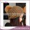 Pom pom knitted earmuff hat pattern wholesale