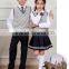 Stylish V-neck Sleeveless Beautiful Knitted Korean High School Uniforms