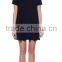 Women Clothing Shortsleeve Loose Flowy Stretch Fabric Knit Crewneck Tunic dresses for women