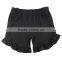 Best-selling Boutique Baby Clothing Infant&toddler Clothes Baby Icing Ruffle Solid Blank Infant Baby Shorts