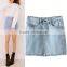 EY0611A 2015 New Fashion Women Restoring Ancient Ways of Tall Waist Jeans Skirt