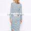 Close Cut Bodycon Fit Long Sleeve Maternity Dress for Pregnancy