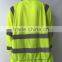 Fluorescent long sleeve hi vis safety Europe birdeye polyester mens reflective polo shirt