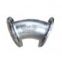 Ductile cast iron flange bend pipe fitting