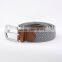 new cheap knitted leather belt cloth braided belt woven braided elastic belt