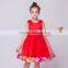 Wholesale vintage fashion knee length flower girl princess kid wedding gown dresses