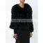 SJ503-01 Best Models of Lady Ostrich Feather Fur Coat