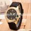 durable silicone quartze watch, quartz movement watch with silicone strap