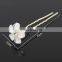 Elegent Flower Bridal Wedding Hair Pins with Rhinestone Crystal