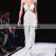 2017 Runway Sexy Bra Cut Out Strap sleeveless White Long Women Jumpsuit