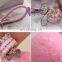 Fluffy and cute real rex rabbit fur monchichi keychain
