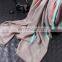 factory wholesale new style fashion lady plain color infinity cashmere scarf autumn winter women fringe embroidered scarf shawl