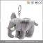 Stuffed Grey Elephant Plush Keychain Toy With Big Ears