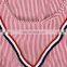 New printing designs lady casual plus size frock for spring blouse