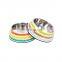 Pet Stainless Steel Removable Water Bowl And Food Bowl