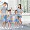 Family Parent child custom logo solid plain color cotton polyester short sleeve Kids polo t shirt
