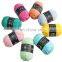 Buy China Free Samples Various Colors Soft Worsted Knitting Baby blended yarn crochet Cotton wool Yarns For Crochet