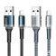 Remax 2.4A nylon usb to type c charging Cable data ,  usb to lighnting for iphone 12