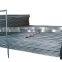 Round galvanizing tubing steel fencing panels