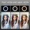 High quality live broadcast 10 inch 32 color  beauty makeup rgb colour led selfie ring fill light