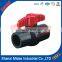 OD32mm Gray Plastic PVC True Double Union Ball Valve