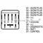 Glow Plug System Control Unit Relay OEM 038907281B 03G907282A