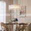 Modern fashion simple luxury K9 clear Crystal Ceiling Lighting Chandelier