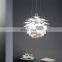 New design creative dining room lighting pendant hanging chandelier modern lamp rose gold led pendant lights
