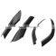 4 Pcs ABS Carbon Fiber Rearview Mirror Cover Trim Stickers Decorations For Ford for Mustang 2015-2018 Car Accessories styling