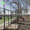 Tennis basketball court 9 gauge decorative black chain link fencing