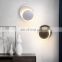 Modern and simple creative acrylic can be rotated led bedside wall lamps for decoration