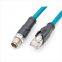 Соединитель кабеля M12 к RJ45 | Код A B D X | 4