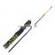 Winter Glass Fiber fishing Rod 50cm/60cm Green Handle and Black&White Hand Spinning Ice Fishing Rod