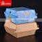 Custom paper packaging burger box templates for fast food
