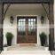 french alder front wood door fiberglass arched entry exterior doors