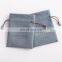 PandaSew Custom Logo Printed Jewelry Drawstring Bag Soft Microfiber cloth Jewelry pouch