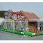 Hot sale inflatable bouncing bed castle obstacle course