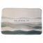 Good quality printed bath mat memory foam bath mat