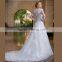 C71569A Sexy See Through Corset Transparent Alibaba Long Sleeve Lace Wedding Dresses