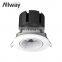 High Lumen Recessed Cob Adjustable Ceiling Down Lamp Aluminum Plastic Indoor 12watt Led Spotlights