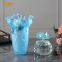 Wholesale Factory Customization Crystal Plant Nordic Style Sunflower Candy Sugar Jar