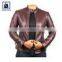 Matching Stitching Eye Catching Design Stylish and Luxury Men Genuine Leather Jacket Manufacturer