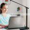 Smart Touch Dimming USB Charger Reading Lighting Working 8W Fast Wireless Charger USB Charging Port Computer LED Desk Lamp