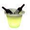 Whiskey Beverage Led Wine Chiller Large Capacity Champagne Wine Drinks Beer Plastic Glowing Led Illuminated Ice Bucket for Party