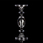 Vintage Clear Crystal Tea Light Pillar Votive Candle Stick Stand Holders Decorative For Wedding Table Christmas Decoration