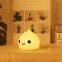 Kinderlampe - Dumpling-Licht, kawaii Wassertropfen-Silikon-Nachtlicht, batteriebetriebene Tier-Nachtlichter für Babys, Kleinkinder und Jugendliche in Schlafzimmern