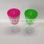 Wholesale Goblets Double Wall Plastic Halloween Beakers With Pvc Insert